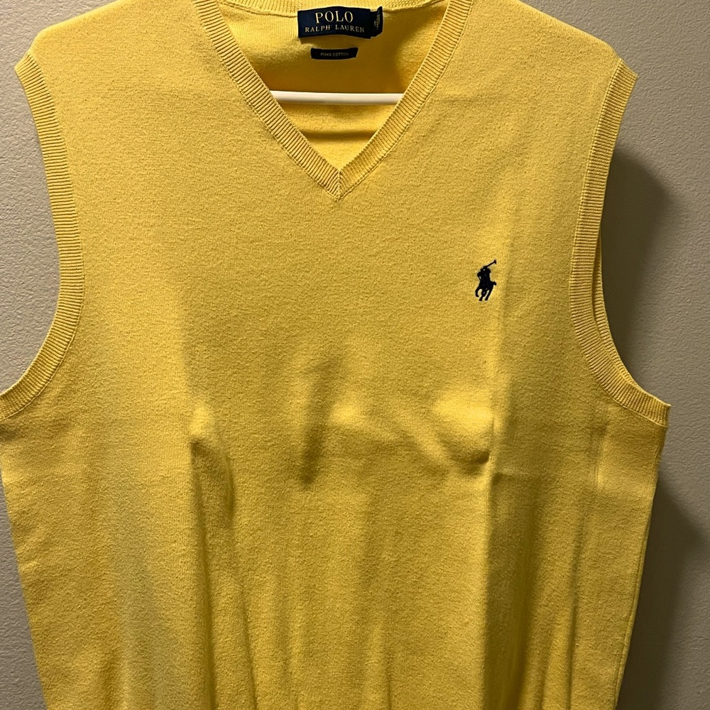 Polo V-neck sweater vest